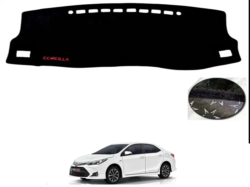 Toyota Corolla 2022-2023 Dashboard Mat - Velvet Dashboard Mat Image-1