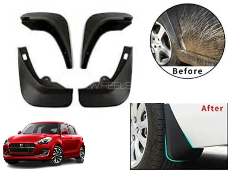 Suzuki Swift  Mud Flaps Set 2022-2023 | 4 Pieces | Image-1