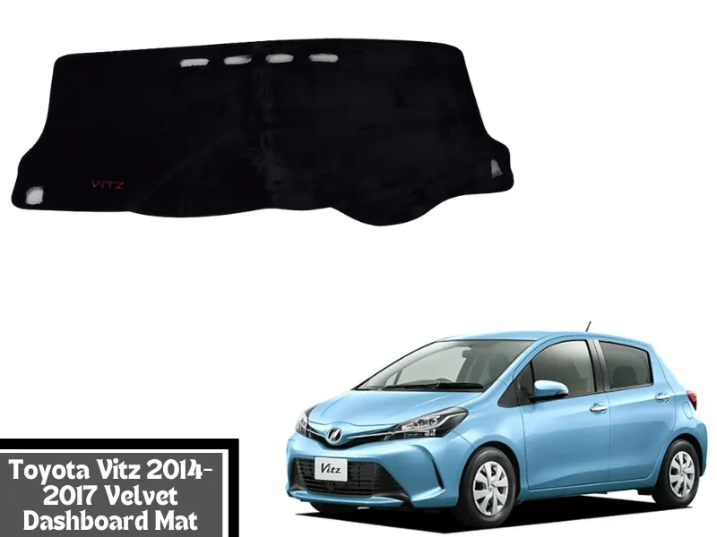 Toyota Vitz 2014-2017 New Car Dashboard Mat Pad Cover Non-Slip Mat For Toyota Vitz Image-1