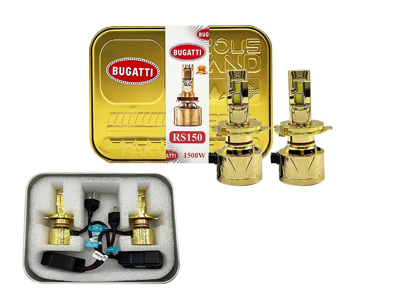  Bugatti RS150 Car Led 150000LM 6500K - H4 - 1500W - 2025 New Edition (3 Month Warranty) Image-1