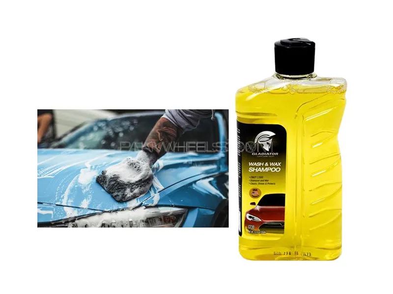 Gladiator Wash And Wax Shampoo 450ml Image-1