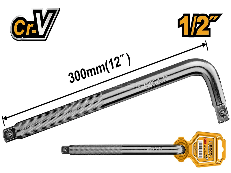 INGCO 1/2" Dr L Type Socket Wrench Model HLHD12121 Image-1