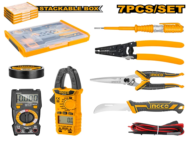 INGCO 7 Pcs Telecom Tools Set Model HKTV01T071 Image-1