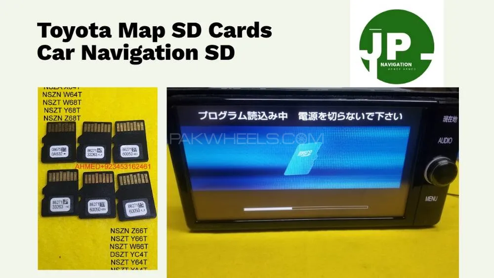 TOYOTA MICRO #NSZA-X64T#NSZN-W64T#NSZT-Y64T#NSZN-Z66T#NSZT-Y66T#NSZT-W66T ORIGNAL MAP SD CARD Image-1
