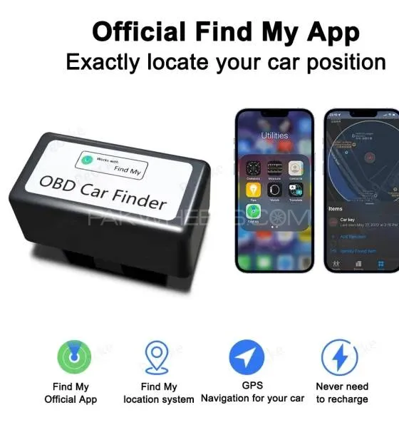 Car Tracker - OBD Port Tracker MFI - Apple AirTag Image-1