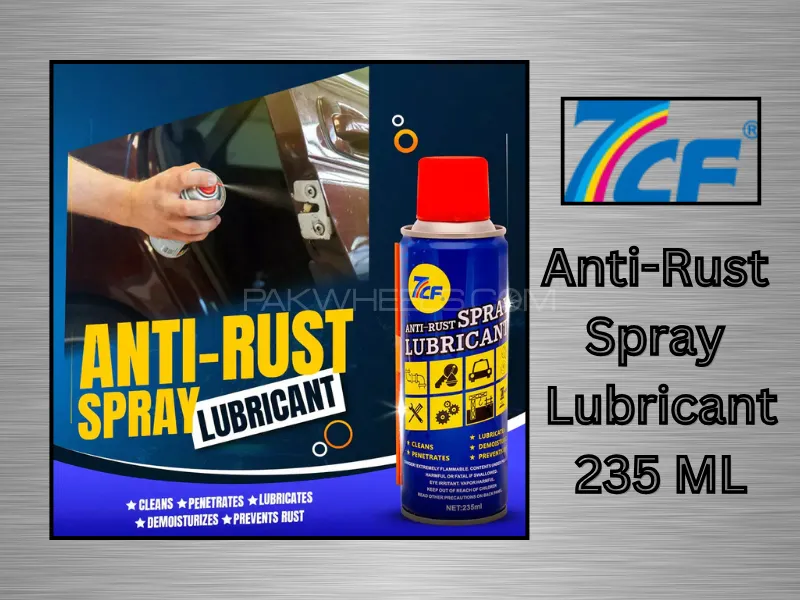 7 CF Anti-Rust Spray Lubricant 450 ML with Micro Fiber Cloth Image-1