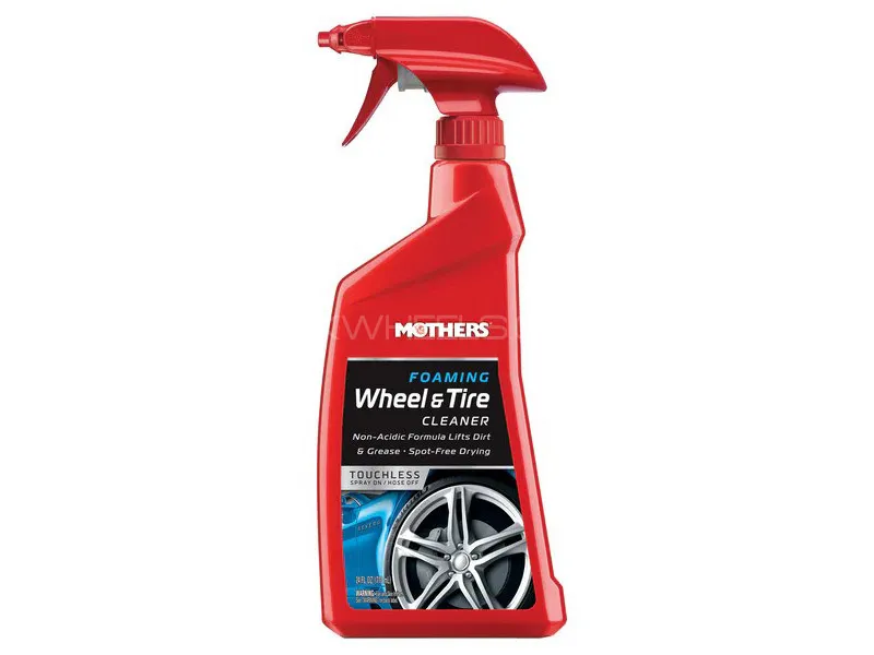 Mothers Foaming Wheel and Tire Cleaner 24oz - Made in USA Image-1