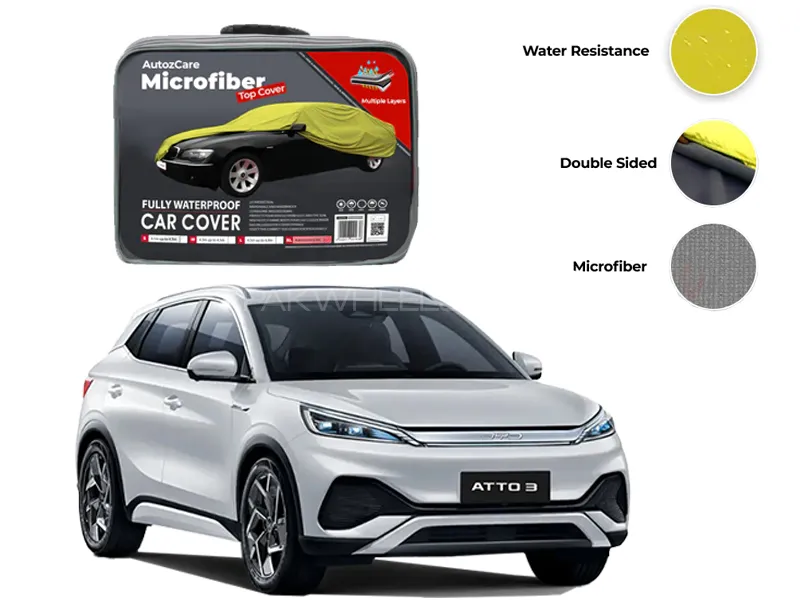 BYD ATTO 3 Microfiber Car Top Cover - Model 2024-2025 Image-1