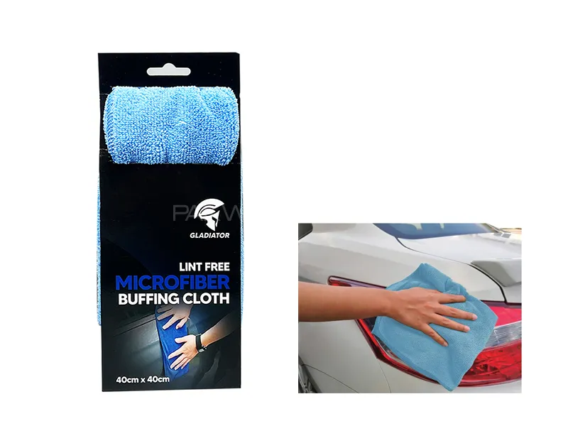 Gladiator Lint Free Detailing Buffing Polishing Cleaning Cloth 40X40cm Image-1