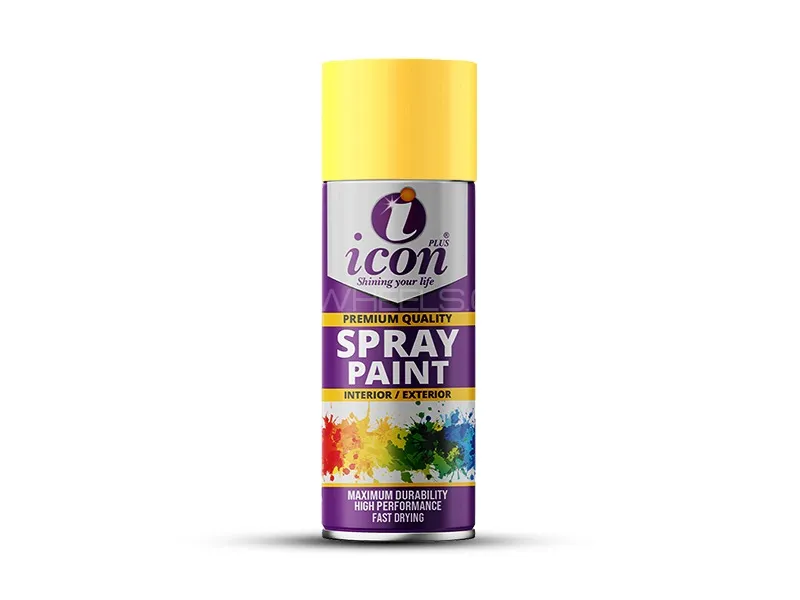 Icon Plus Spray Paint 300ml - Medium Yellow Image-1