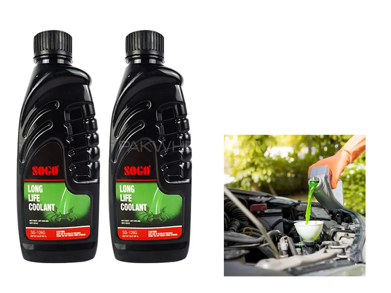 Sogo Anti Rust & Anti Freeze Coolant 1L (green) Pack of 2 Image-1