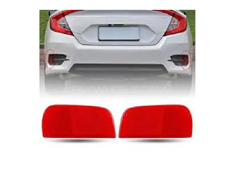 Rear Bumper Reflector Set (2-Piece) for Honda Civic (2016-2021) – OEM Replacement Image-1