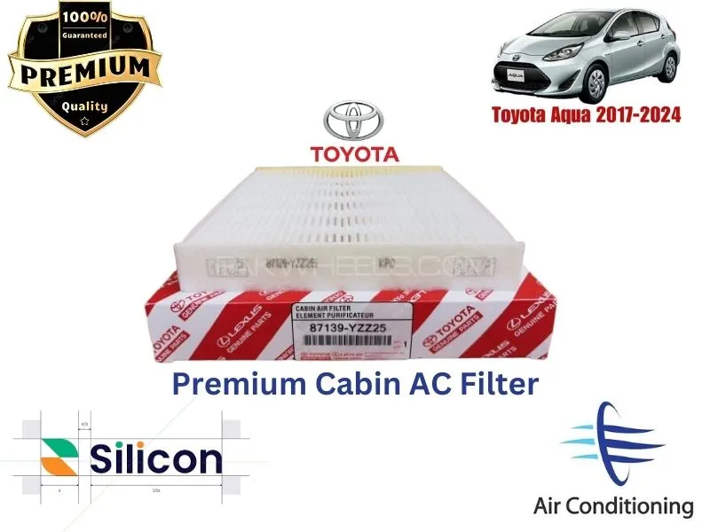 Toyota Aqua 2017-2024 Premium Quality Cabin Filter - Imported Image-1