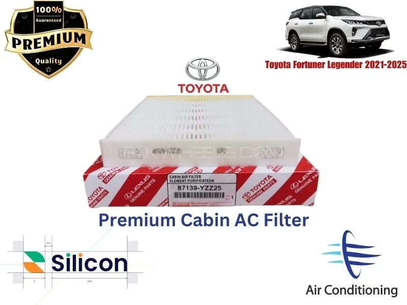 Toyota Fortuner Legender 2021-2025 Premium Quality Cabin Filter - Imported Image-1