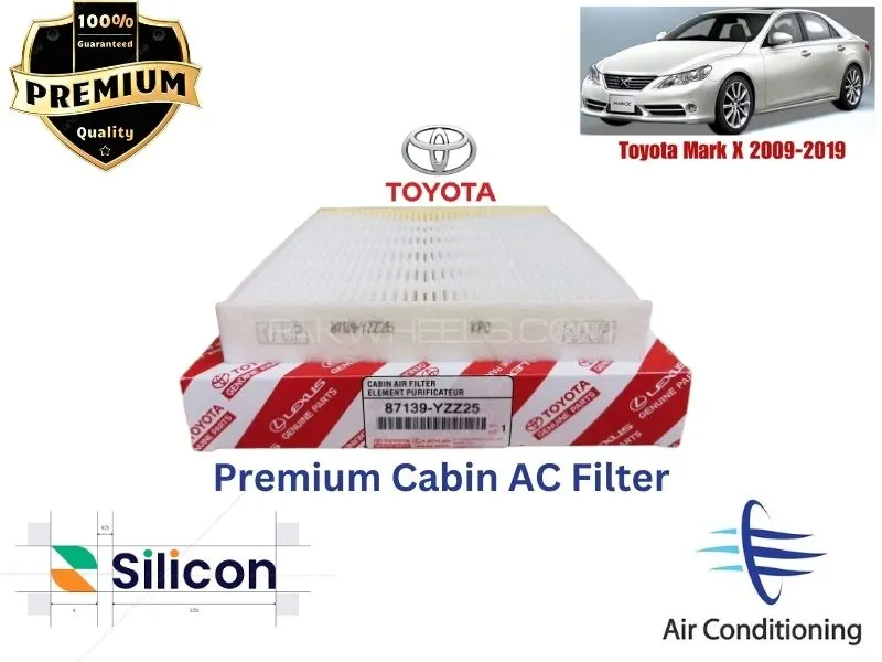 Toyota Mark X 2009-2019 Premium Quality Cabin Filter - Imported Image-1