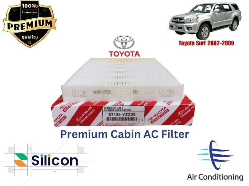Toyota Surf 2002-2009 Premium Quality Cabin Filter - Imported Image-1