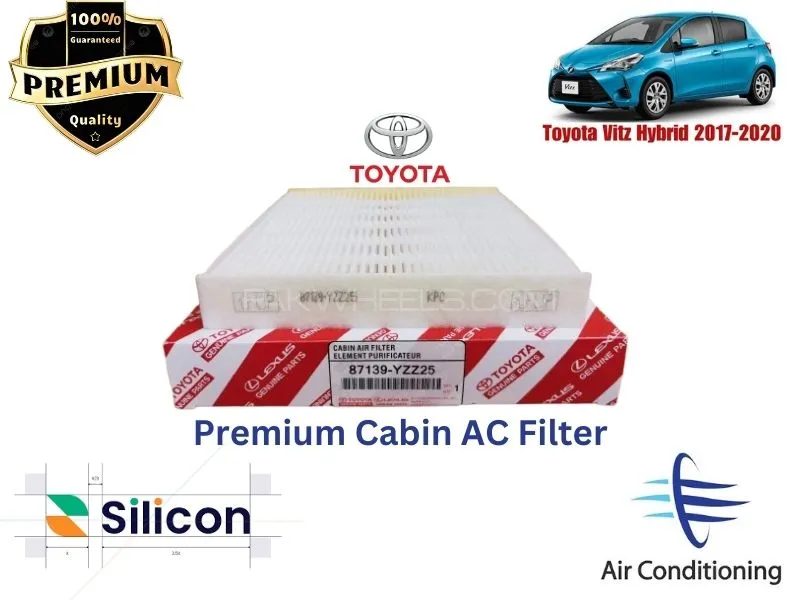 Toyota Vitz hybird 2017-2020 Premium Quality Cabin Filter - Imported Image-1