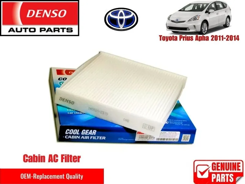 Toyota Prius Alpha 2011-2014 Denso Genuine Cabin Filter - Toyota OEM Quality Image-1
