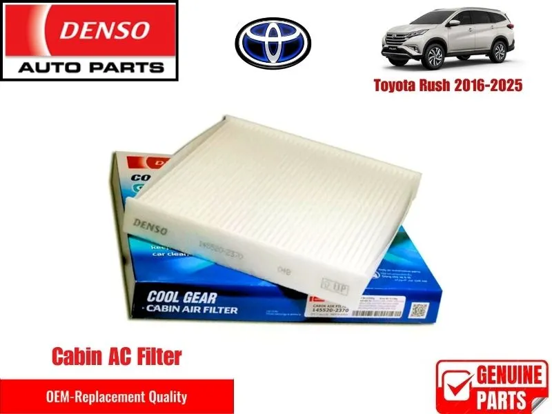 Toyota Rush 2016-2025 Denso Genuine Cabin Filter - Toyota OEM Quality Image-1