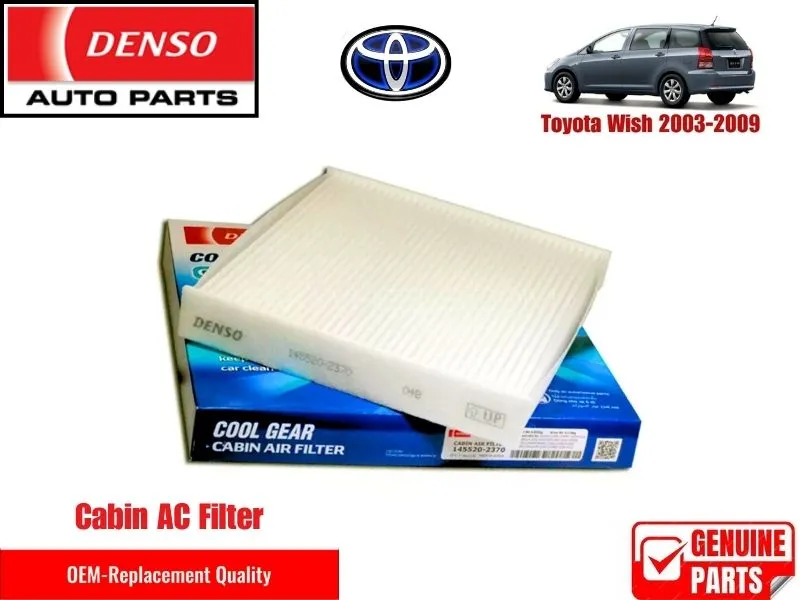 Toyota Wish  2003-2009 Denso Genuine Cabin Filter - Toyota OEM Quality Image-1