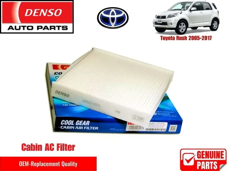 Toyota Wish 2005-2017 Denso Genuine Cabin Filter - Toyota OEM Quality
