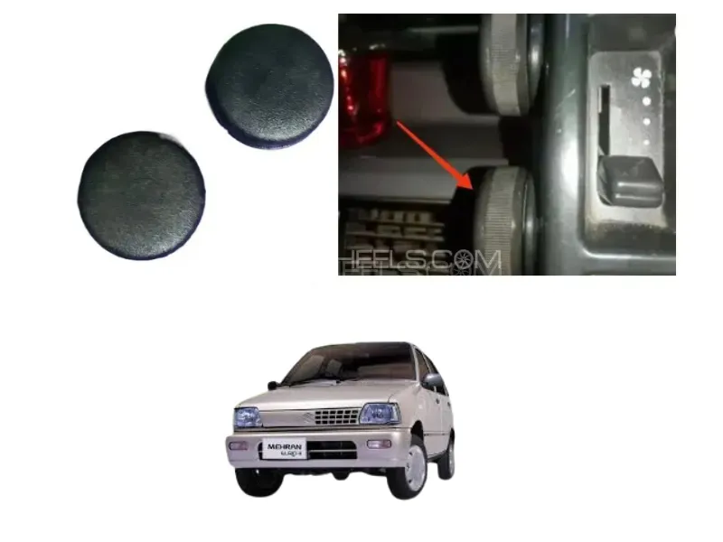 Suzuki Mehran Knobs Dashboard Button | 2 Pcs Image-1