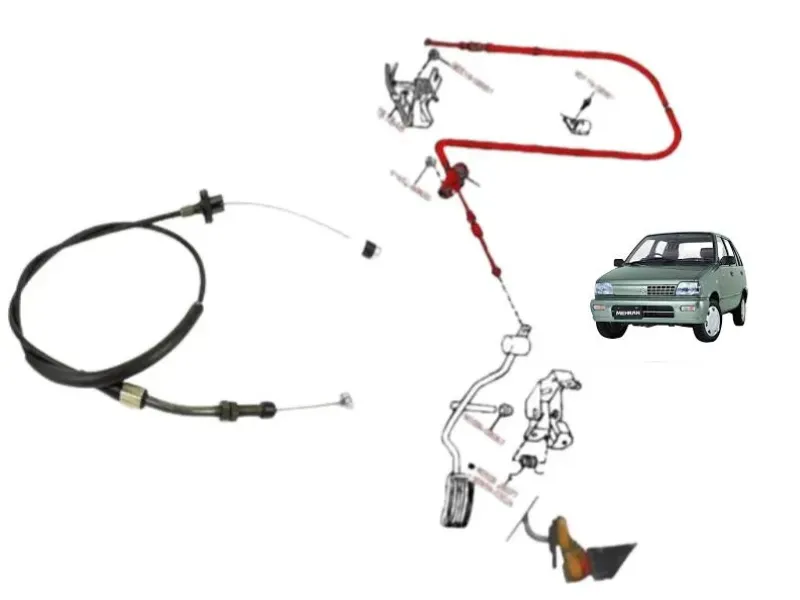 Suzuki Mehran 880cc Accelerator Cable