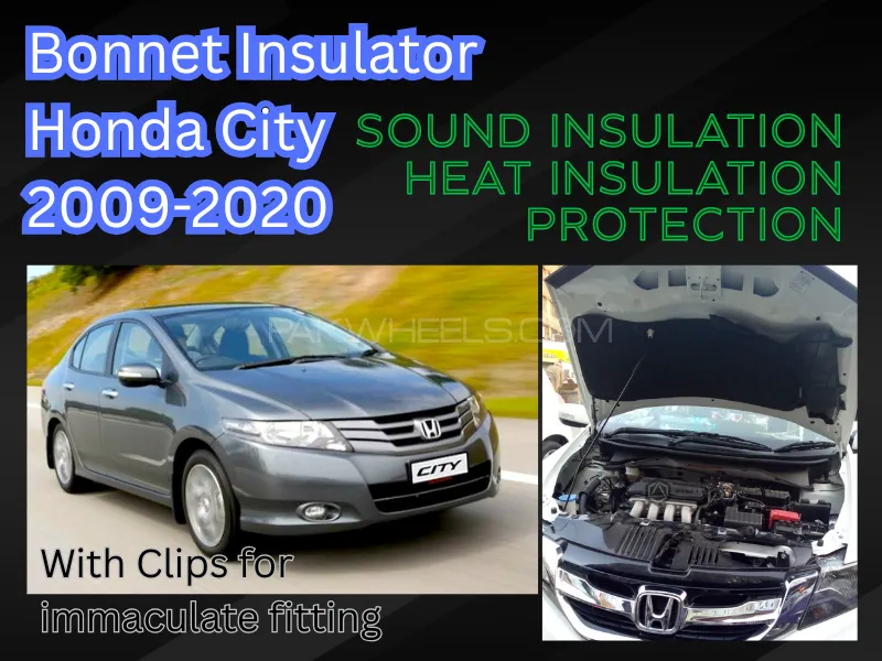 Bonnet Insulator Namda for Honda City 2009-2020 Image-1