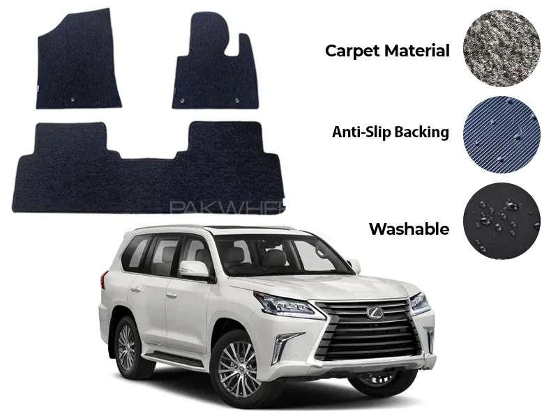 Lexus LX 570 Genuine Fitting Carpet Floor Mat - Model 2007-2021 Image-1