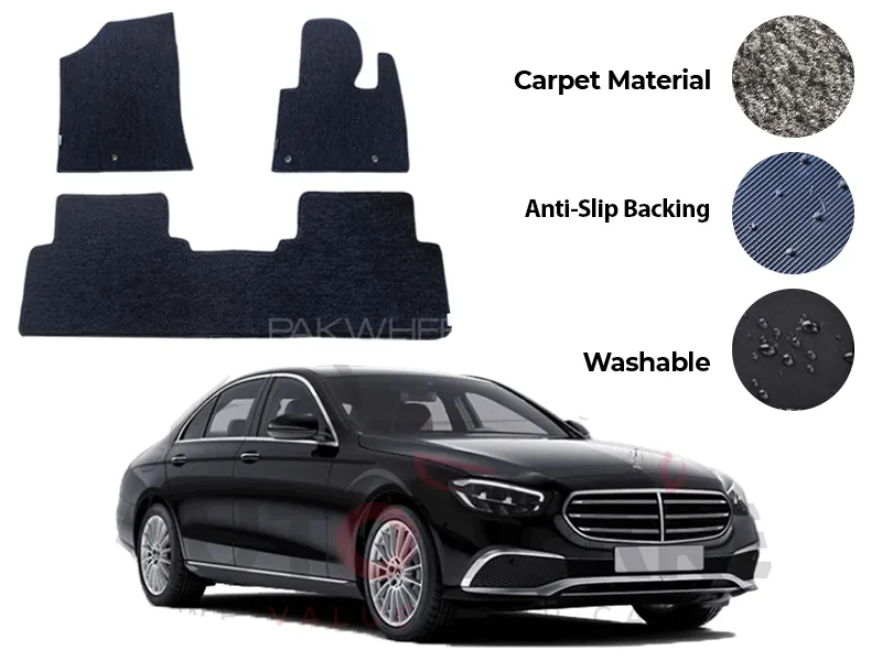 Mercedes E200 Genuine Fitting Carpet Floor Mat 5PCS - Model 2009-2025 Image-1