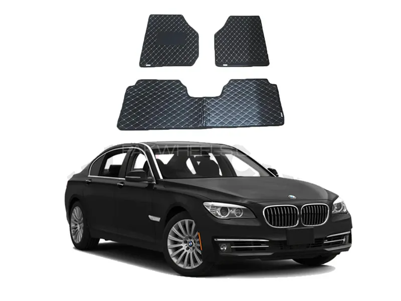 BMW 7 Series 7D Floor Mat ( Flat Style ) 5Pcs - Model 2009-2015 Image-1