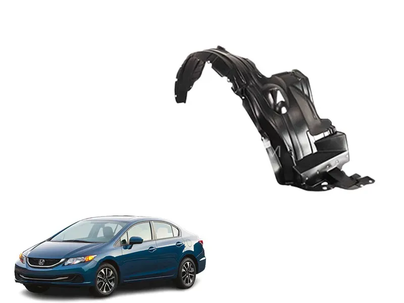 Honda Civic 2012-2015 Imported Fender Shield - LH Image-1