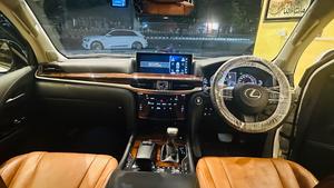 Lexus LX570 (ultra sports utility package)
Model 2019 fresh import 2025
Unregistered 
Diamond White metallic with orinzo bronze nappa leather interior 
Brand new condition ( spotless )
Mileage 22000 km 
Auction grade 5 AA
Top of the line specs ( full house )
Original body kitted 
Further information please call & visit at Victory Cars jail road Lahore.