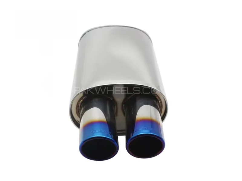 Universal HKS Style Dual Burnt Tip Performance Exhaust (China Variant) Image-1