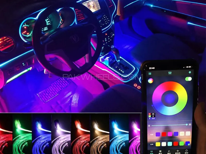 Car Music Led Ambient Light 7 Colors Image-1