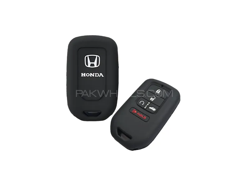 Honda Civic 4 Button PVC Silicone Remote Key Cover Image-1