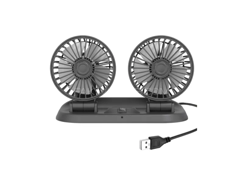 Zingfix Dual Head Vehicle Fan F410 12V Image-1