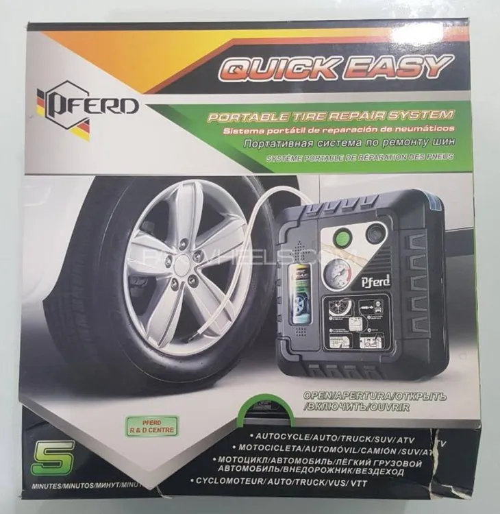 Pferd Emergency Tire Puncture Repair Kit Image-1