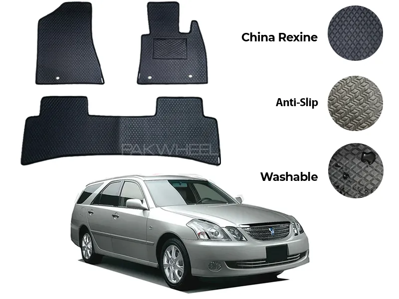 Toyota Mark 11 China Rexine Floor Mat 3PCS - Model 2000-2004 Image-1