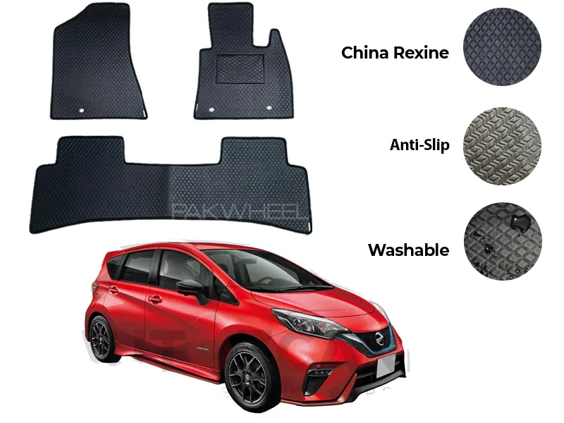 Nissan Note E-Power China Rexine Floor Mat 3PCS - Model 2012-2020 Image-1