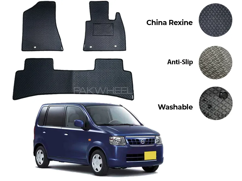 Nissan Otti China Rexine Floor Mat 3PCS - Model 2006-2010 Image-1