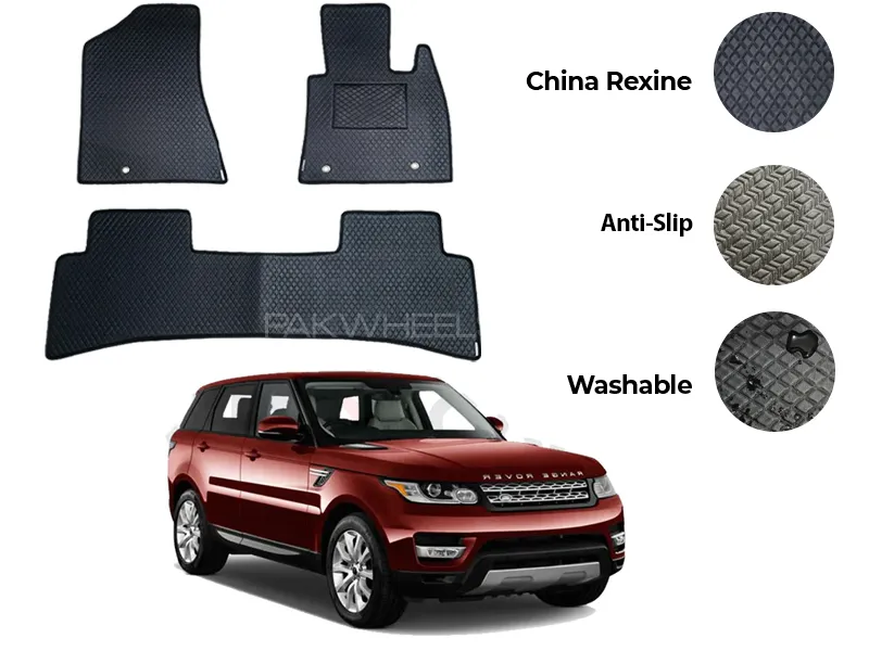 Range Rover Sport China Rexine Floor Mat 3PCS - Model 2014-2018 Image-1