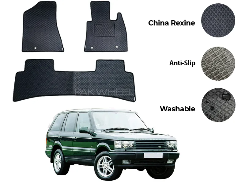 Range Rover Vogue China Rexine Floor Mat 3PCS - Model 2000-2002 Image-1