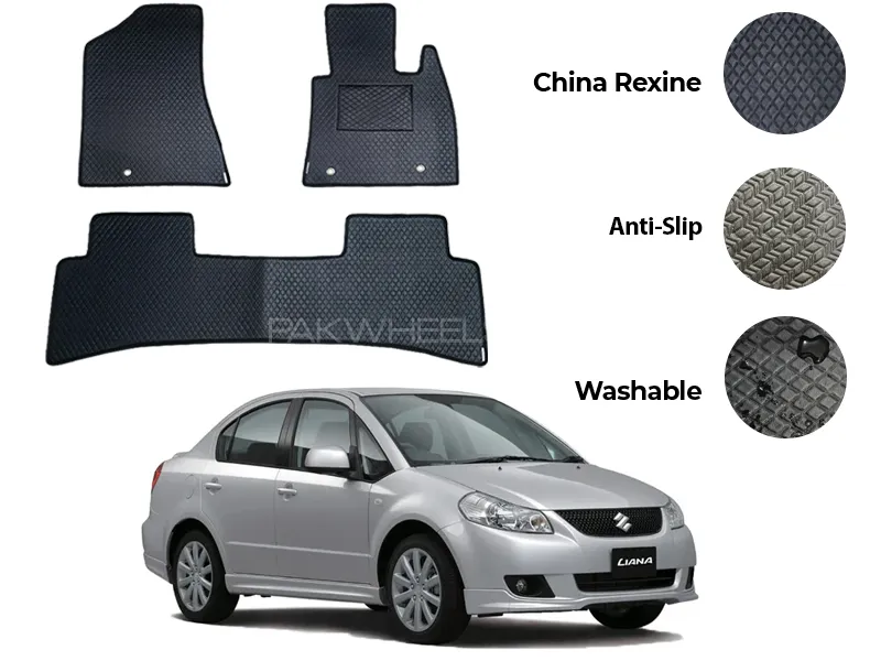 Suzuki Liana China Rexine Floor Mat 3PCS - Model 2006-2014