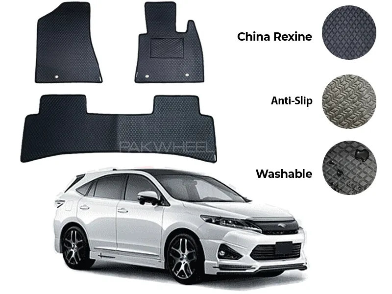 Toyota Harrier China Rexine Floor Mat 5PCS - Model 2019-2022 Image-1