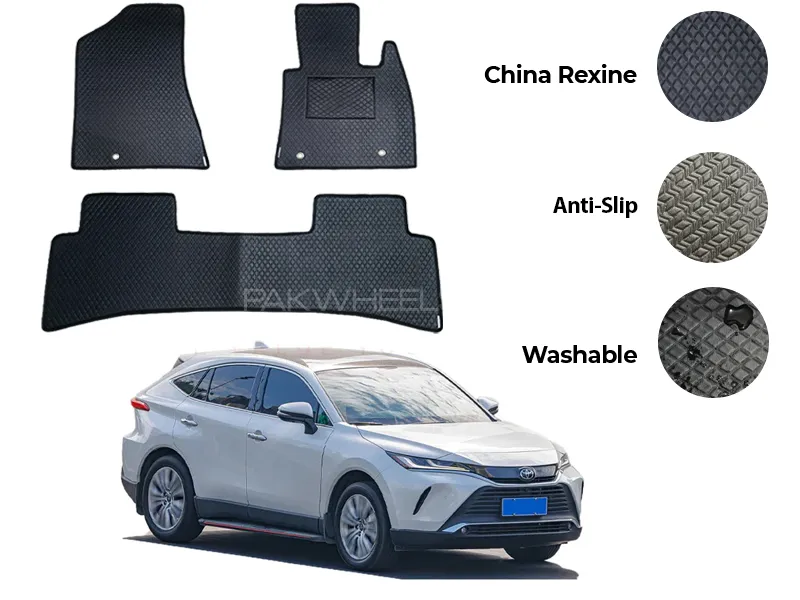 Toyota Harrier China Rexine Floor Mat 5PCS - Model 2023-2025 Image-1