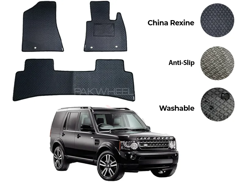 Land Rover Discovery 4 China Rexine Floor Mat 3PCS - Model 2013-2018 Image-1