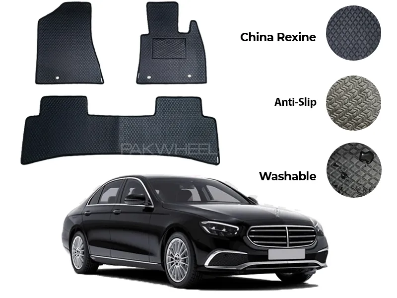 Mercedes E200 China Rexine Floor Mat 5PCS - Model 2009-2025 Image-1