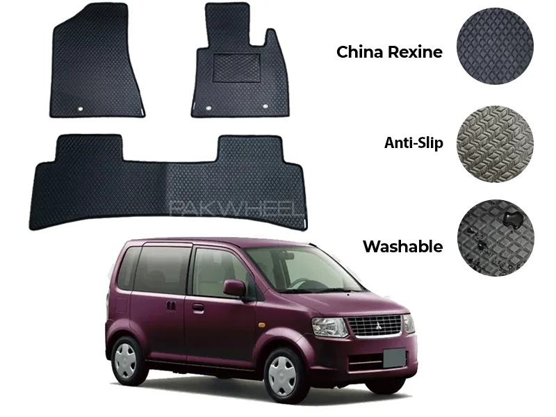 Mitsubishi EK Wagon China Rexine Floor Mat 2PCS - Model 2006-2013 Image-1