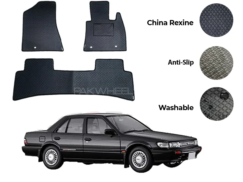 Nissan Blue Bird China Rexine Floor Mat 3PCS - Model 1996-2001 Image-1